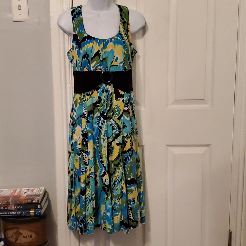 *Perceptions Petite Multicolored Dress